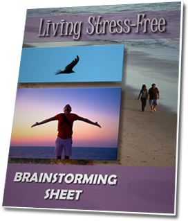 Stress Reduction Brainstorming Sheet
