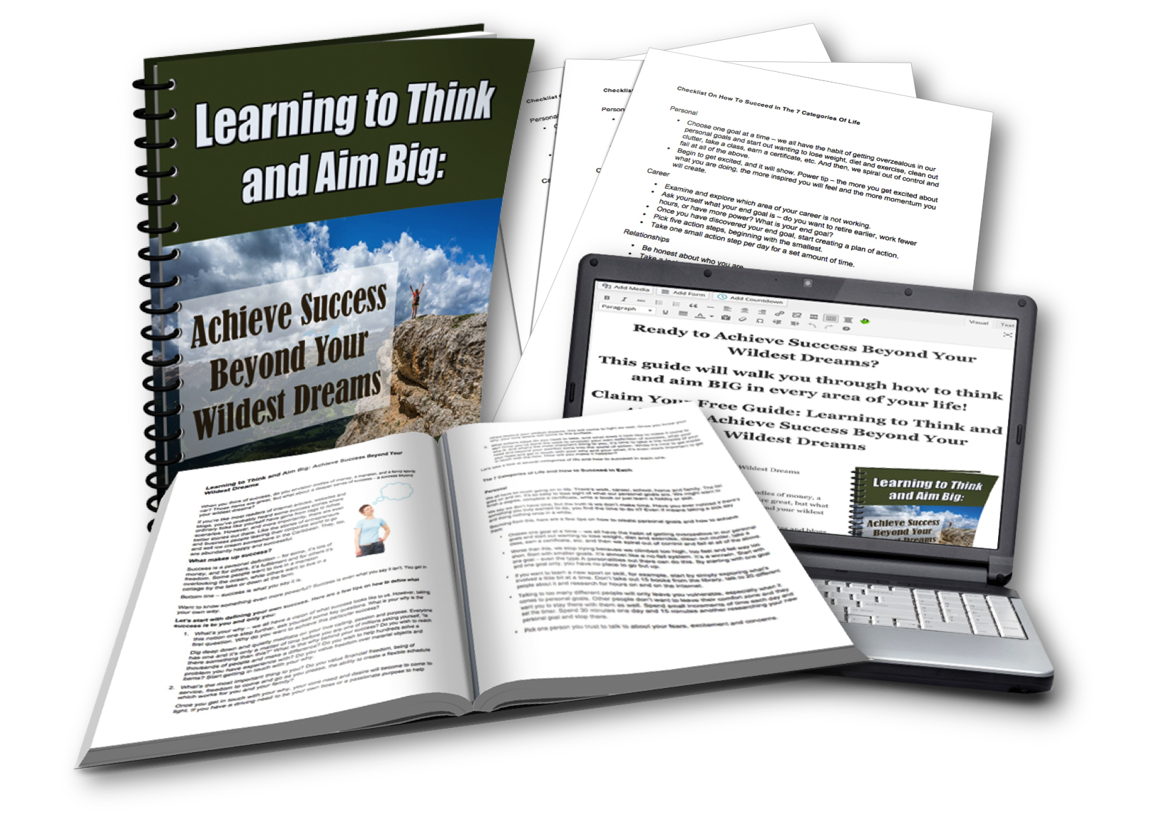 Free Think and Aim Big PLR Package