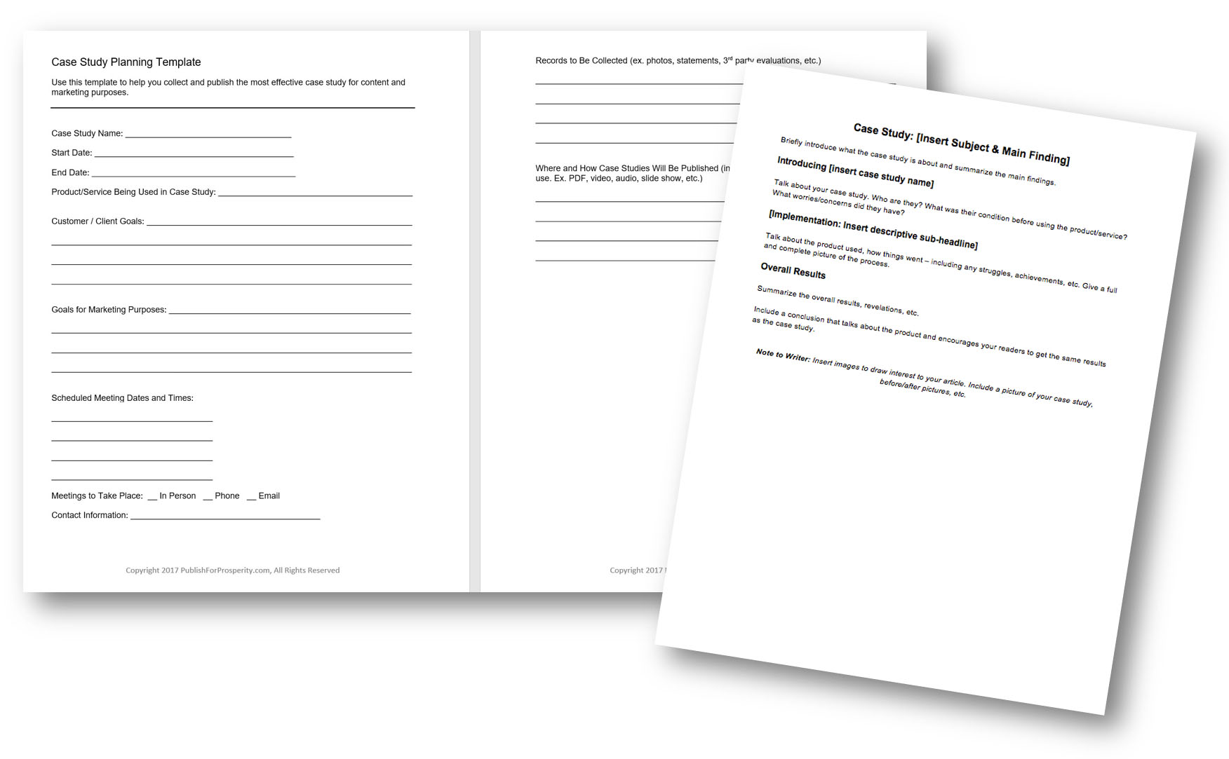 Case Study Templates